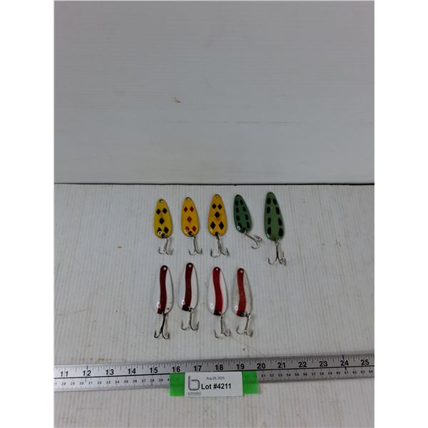 (9) Spoon Fishing Lures