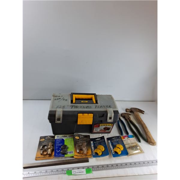 (2) Hose Menders, Garden Hose Adapter, Omega Tool Box 16'' x 8.6'' x 7.1'', Misc - As Is CANNOT SHIP