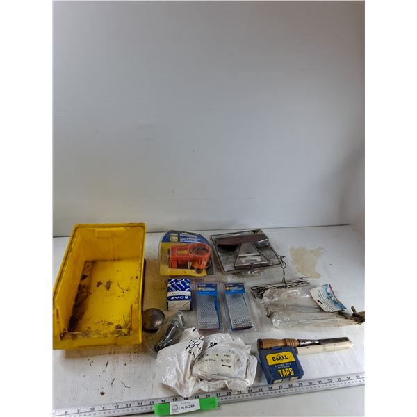Plastic Bins, (2) Reflector Strip Kit, Eye Level Brake Kits, Misc - As Is