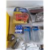 Image 4 : Plastic Bins, (2) Reflector Strip Kit, Eye Level Brake Kits, Misc - As Is