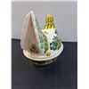Image 3 : Weoclawek Brand Hen on Nest - Ceramic -6.5" x 8" x 7"