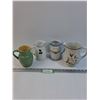 Image 1 : (4) Pitchers: Arabia, Austrian Made, Custom Made