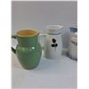 Image 2 : (4) Pitchers: Arabia, Austrian Made, Custom Made