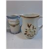 Image 3 : (4) Pitchers: Arabia, Austrian Made, Custom Made