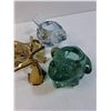 Image 2 : Candle Holders Lot & Vintage Style Desk Clock, As Is