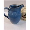 Image 4 : (3) Pitchers: Blue, Green, Floral