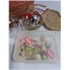 Image 2 : Basket, Christmas Decor, Gingerbread Assortment, Angels, Misc