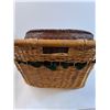 Image 4 : (2) Woven Baskets: 13" Diameter & 19" x14"
