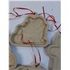 Image 3 : (4) Christmas Ceramic Ornaments/Cookie Molds
