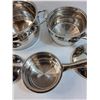 Image 4 : (3) Berg Hoff Stainless Steel & Copper Clad Base Kitchen Pots w/Lids