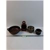 Image 1 : (4) Ceramic Kitchen Items: Bowls, Jars, Misc