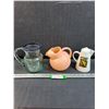 Image 1 : (3) Pitchers: (2) Glass Pitchers & Coffee Pitcher