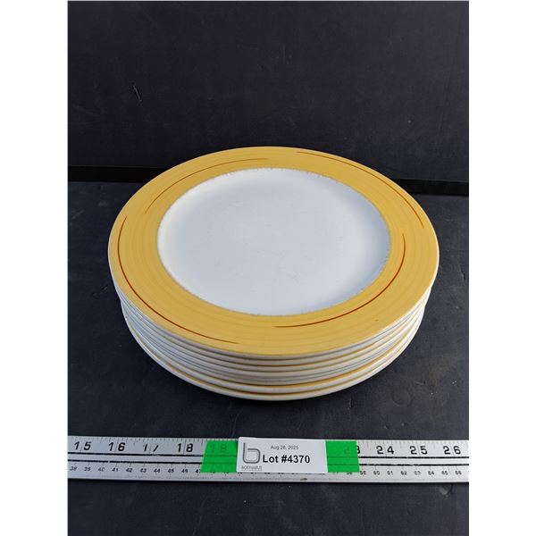 (8) 12" Ceramic Dining Plates