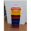 Image 1 : *Plastic Storage Rolling Rack 45" x 16" x 13", Cannot Ship