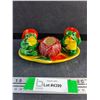 Image 1 : Frog Style Ceramic Salt & Pepper Shakers