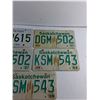 Image 3 : Various Saskatchewan Licence Plates