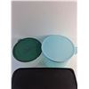 Image 3 : Tupperware Container with Lid 15" x 11" x 4", (2) Plastic Storage Containers with Lids