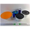 Image 1 : Tupperware Plastic Storage Containers with Lids,  Plastic Cup with Lid