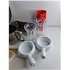 Image 4 : Serving Tray, Dough Roller, Milkshake Cups, Gravy Boat, Creamer, Baking Trays, Misc