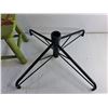 Image 3 : Wooden Painted Foot Stool and Christmas Tree Stand  -  PICK UP