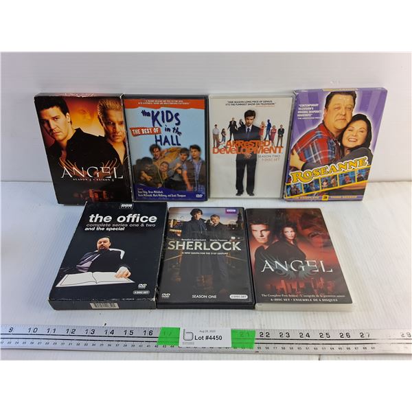 (7) Various DVDs - The Office, The Kids in the Hall and Sherlock