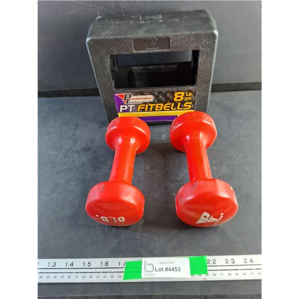 (2) 8lbs PT FitBells  -  PICK UP