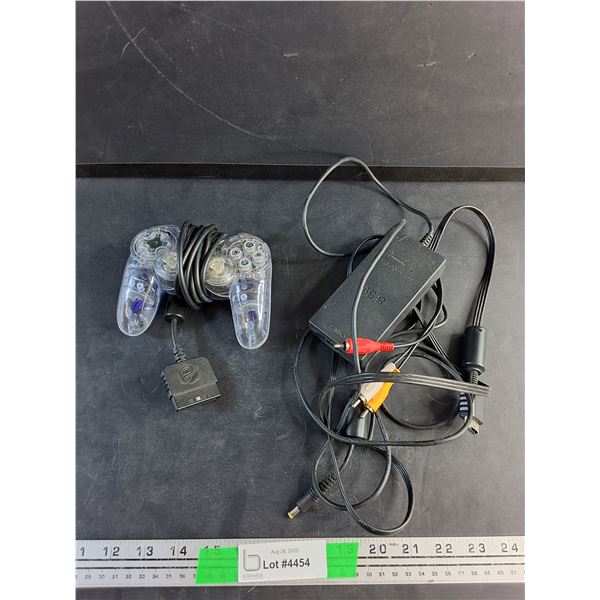 Sony Playstation Power Cord, Gaming Joystick - As Is