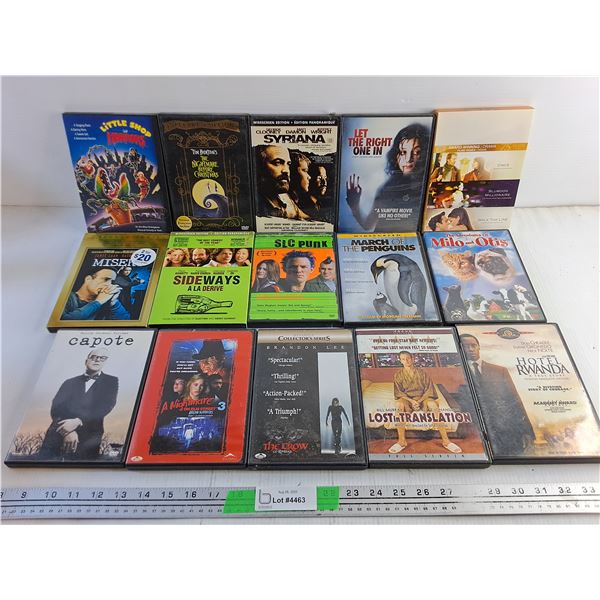(15) DVD Movie - Little Shop of Horrors, Capote & March of the Penguins