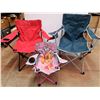 Image 2 : *(3)  Outdoor Folding Camp Chairs 35" x 31" x 20"  -  PICK UP ONLY