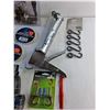 Image 5 : Door Locks, Double Sided Tape, Hot Glue Gun, Caulking Gun, VersaHook, Metal Tape, Misc