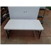 Image 1 : *Folding Table 48" x 24" x 22", Cannot Ship