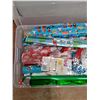 Image 2 : Various Gift Wraps, Large Plastic Storage Tote with Lid 34" x 18" x 7", Cannot Ship
