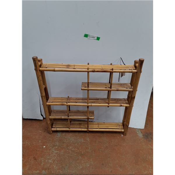 *Bamboo Display Rack 29" x 29" x 4"  -  PICK UP ONLY