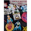 Image 3 : Christmas Tree Ornaments, Plush Toys, Santa is Watching You Wall Sign