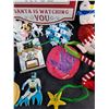 Image 4 : Christmas Tree Ornaments, Plush Toys, Santa is Watching You Wall Sign