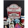 Image 6 : Christmas Tree Ornaments, Plush Toys, Santa is Watching You Wall Sign