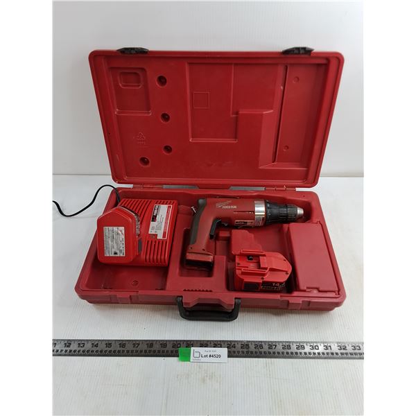 Milwaukee Battery Drill With (2) Batteries, As-Is