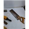 Image 2 : Hammer Tacker, 12″ Hand Saw, Brush, Misc