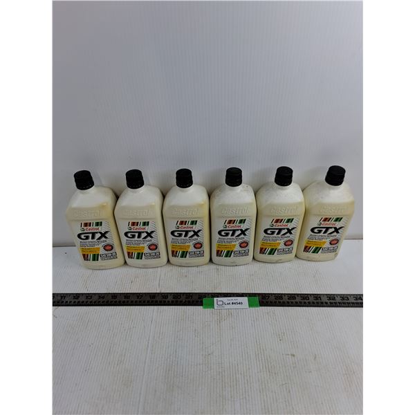 (6) 1L Castrol GTX SAE 5W-20 Motor Oil CANNOT SHIP