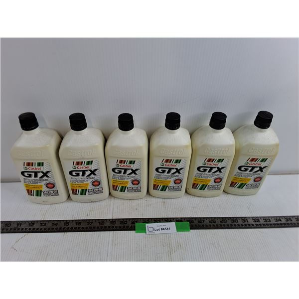 (6) 1L Castrol GTX SAE 5W-20 Motor Oil CANNOT SHIP