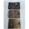 Image 2 : (3) Vintage Brass Belt Buckles (Budweiser, Jack Daniels, Ford)