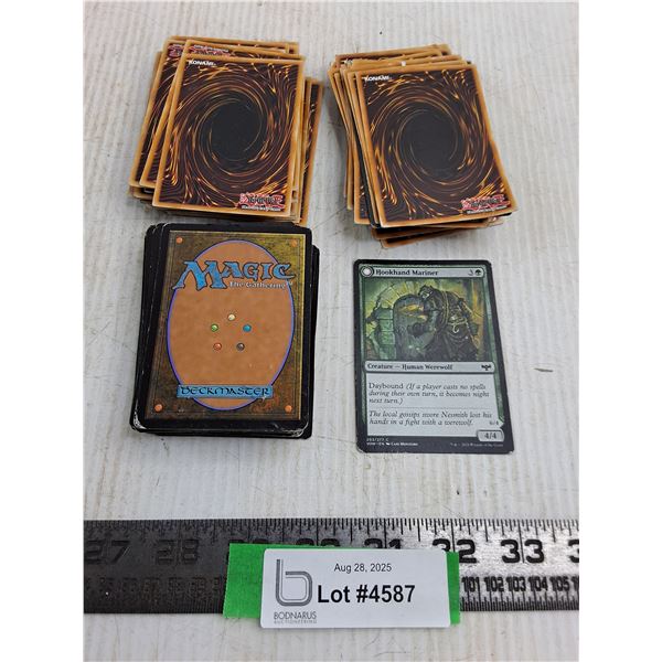 Assorted "Magic the Gathering" & "Yu-gi-oh" Game Cards, Cannot Authenticate