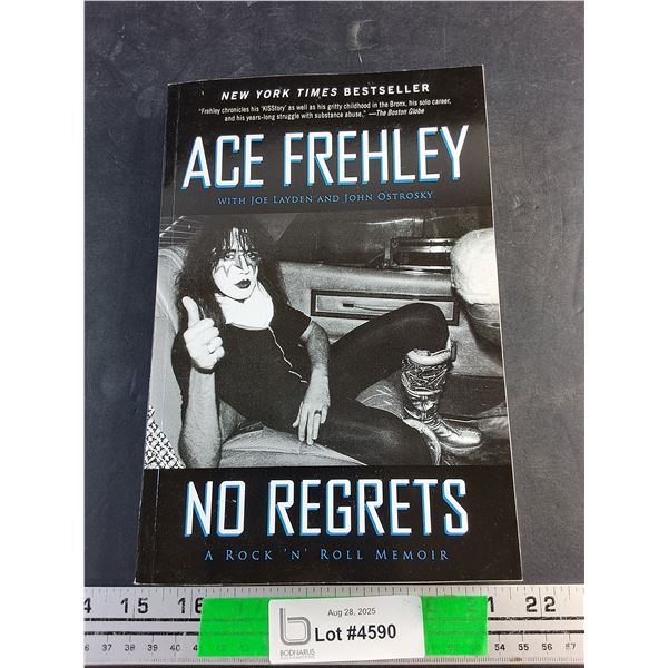 No Regrets Book by Ace Frehley
