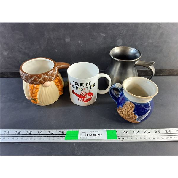 (4) Ceramic Mugs