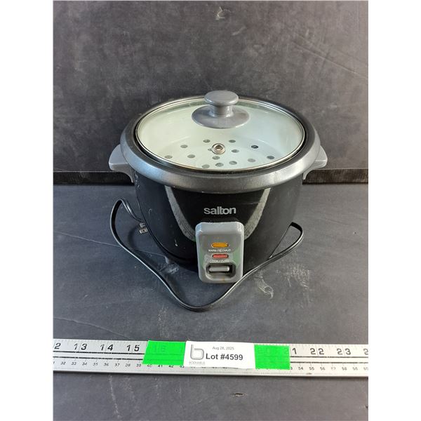 Salton Rice Cooker - Powers On, As Is