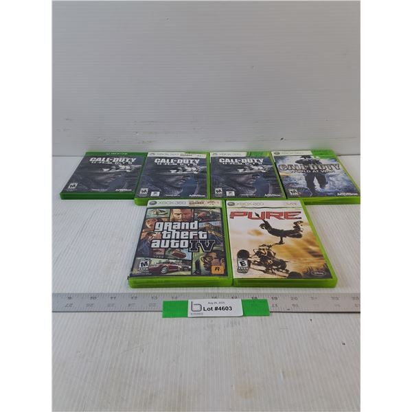 (5) Xbox 360 Games & Xbox 1 Game