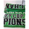 Image 2 : Metal Roughriders Bucket & (3) Roughriders Scarfs