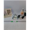 Image 1 : Bradford Exchange Mirrored Music Box, Picture Frame (8" x 8") & Doll Decoration