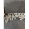 Image 4 : (3) Glass Cups, (4) Dishes & (5) Shot Glasses