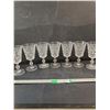 Image 1 : (8) Crystal Glasses